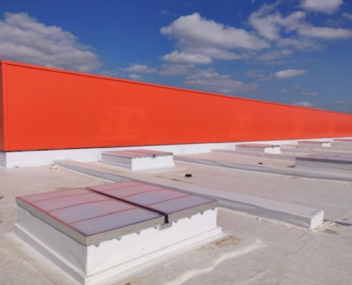 hő- és füstelvezető kupolák